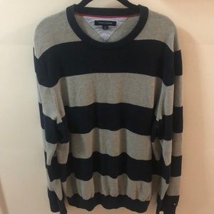 XL Men’s Striped Crewneck Tommy Hilfiger Sweater